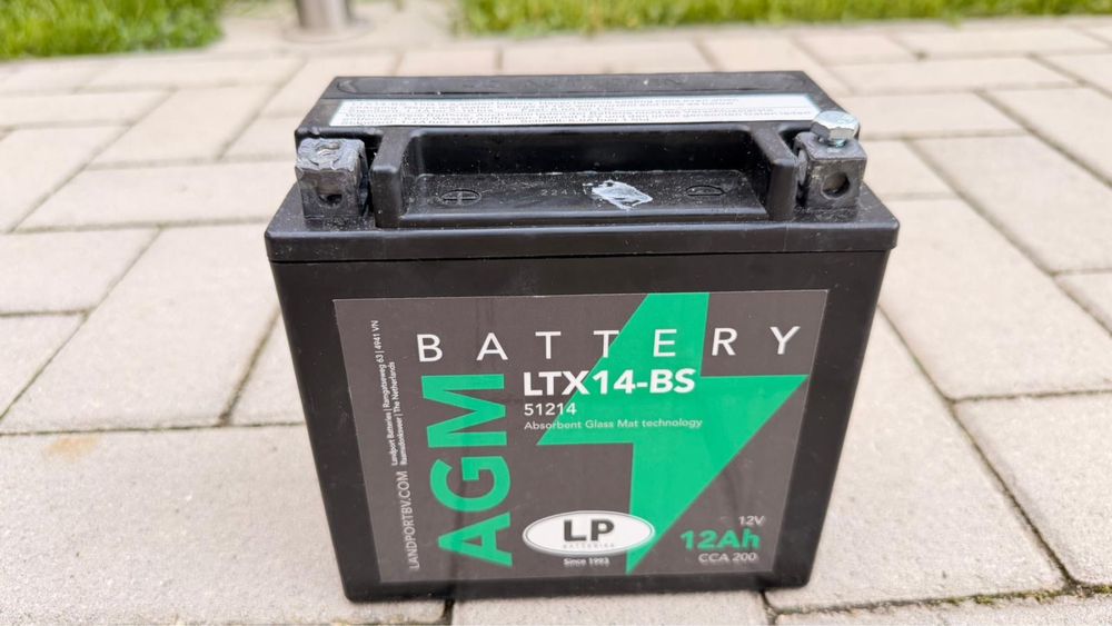 Baterie AGM moto LTX14 BS 12 Ah 12V-aproape noua