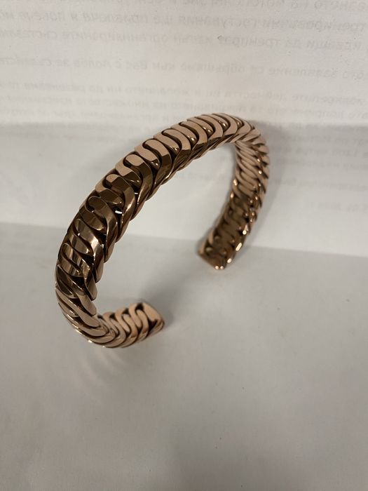 Медна гривна 19см