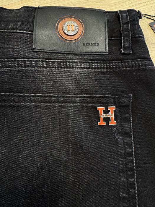 Промо:Hermes-Оригинални чисто нови мъжки къси дънки Л