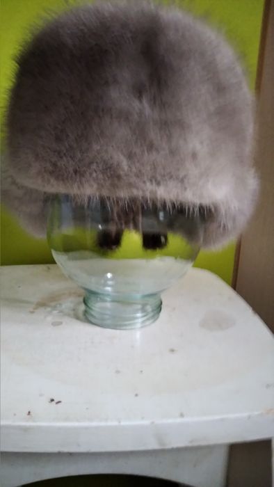 Шапка ушанка норковая