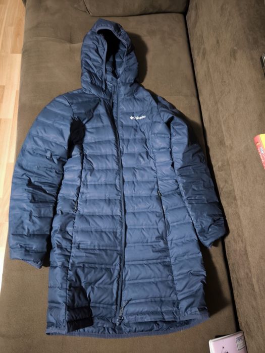 Geacă primavara  Columbia Down Long Jacket 1859672 Bleumarin Reg Fit S