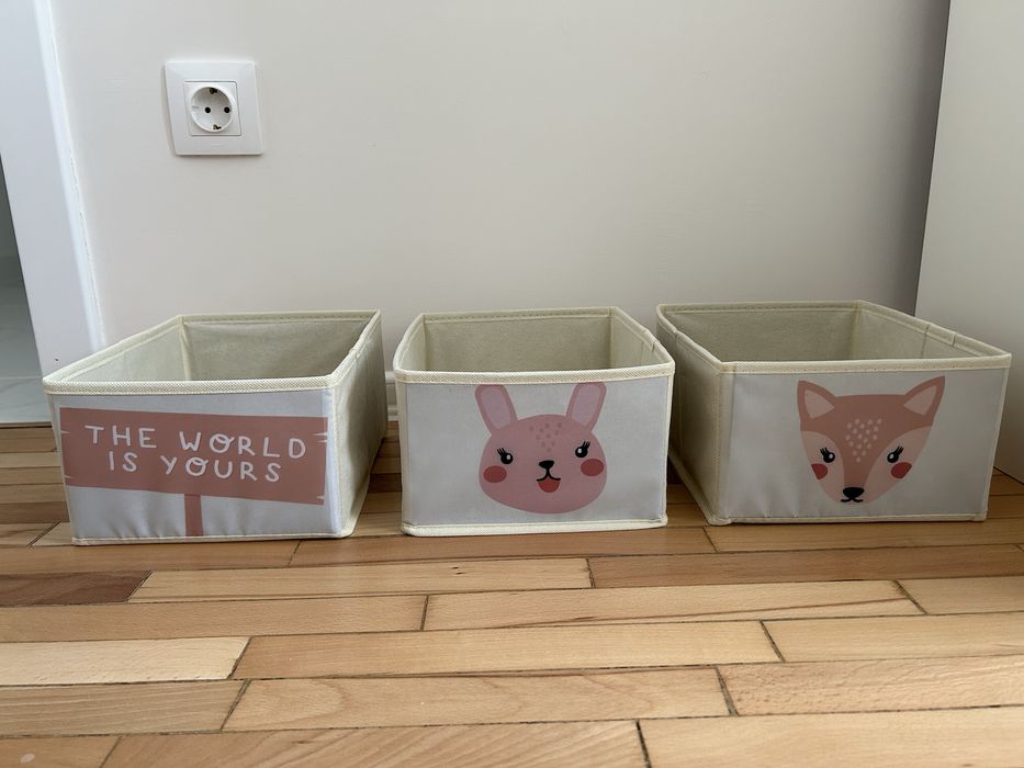 Шкаф за съхранение на играчки U-grow Pink Forest