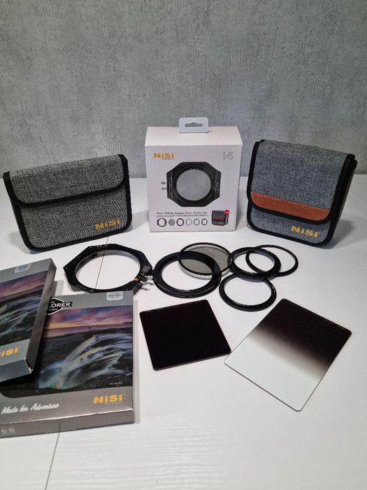 NiSi V6 Filter Holder Kit + 2 filtre gradual și ND1000