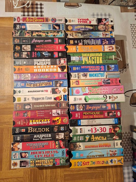 Видео-кассеты VHS качества СССР