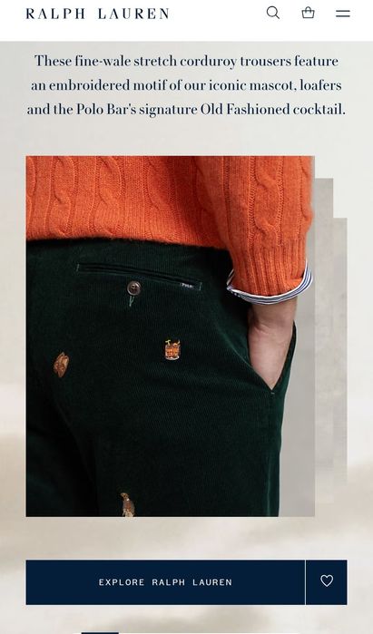 Pantaloni Polo  Ralph Lauren/ Noi/ Autentici