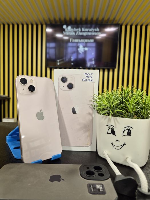 Iphone 13,128гб,100%,Kaspi0-0-24