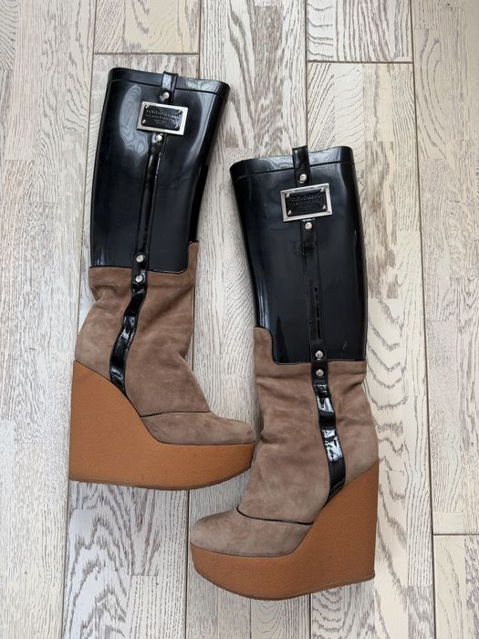 Ефектни ботуши Dolce and Gabbana