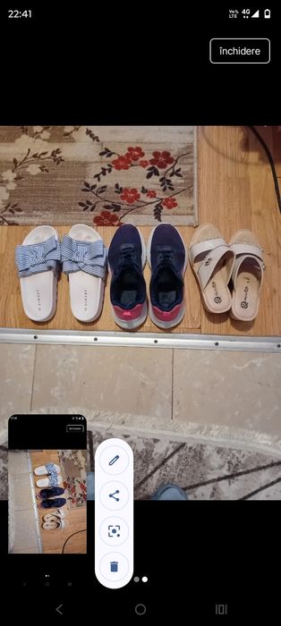 Set papuci 3 perechi