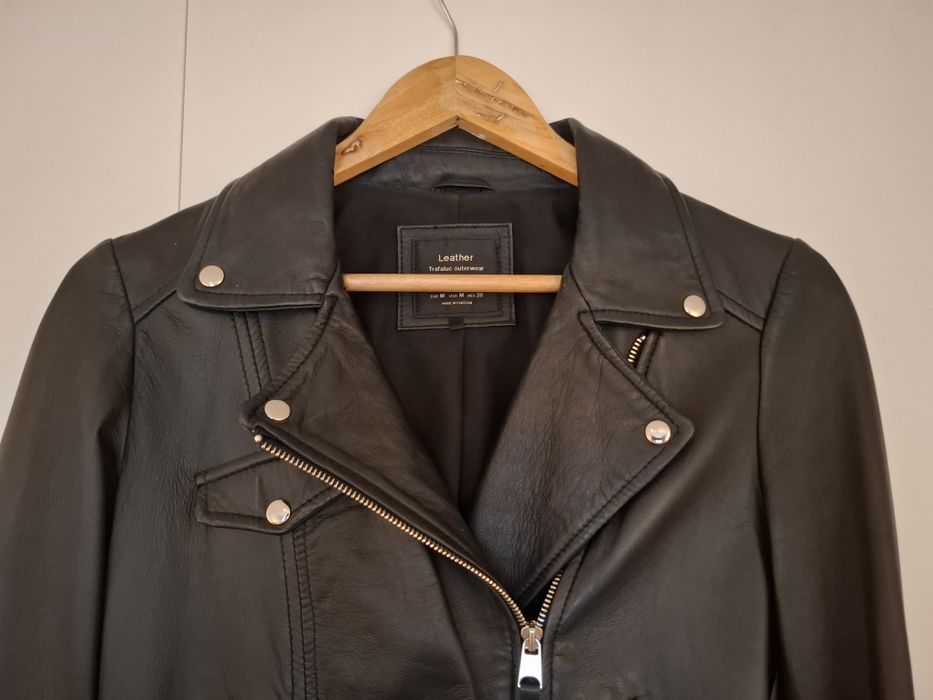 Geaca piele natural Zara M