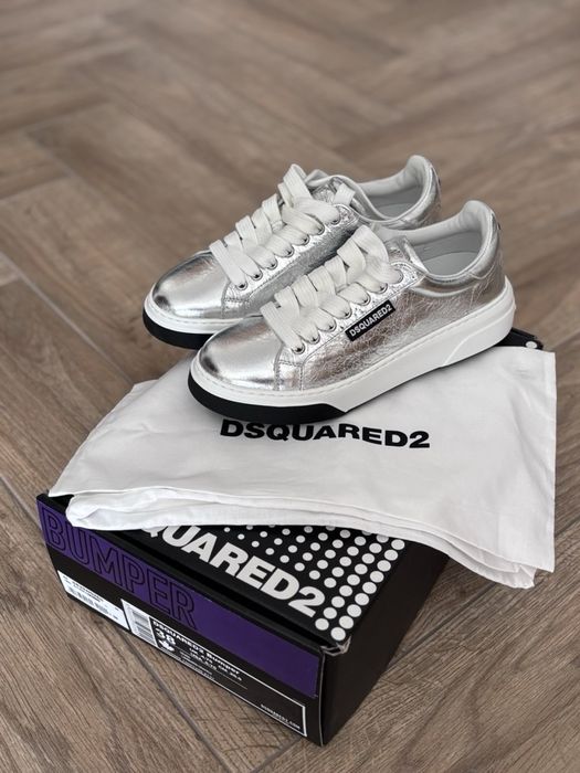 DSQUARED2 кожени кецове