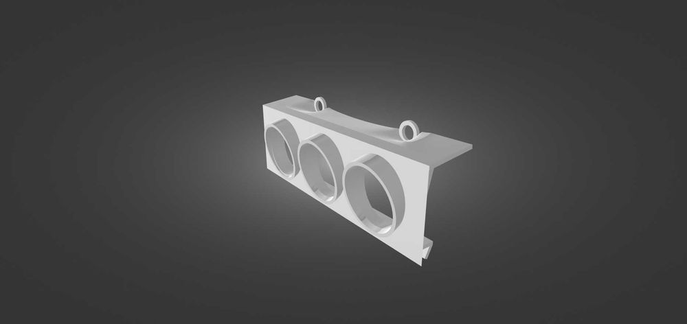 BMW E30 панель под монометры