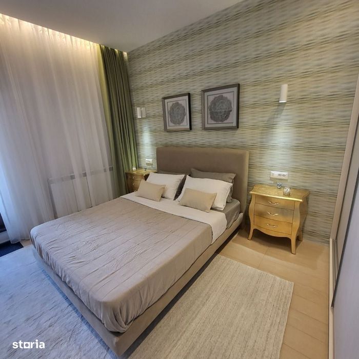 Apartament superb, Dorobanti, bloc 2011,complet mobilat, loc parcare
