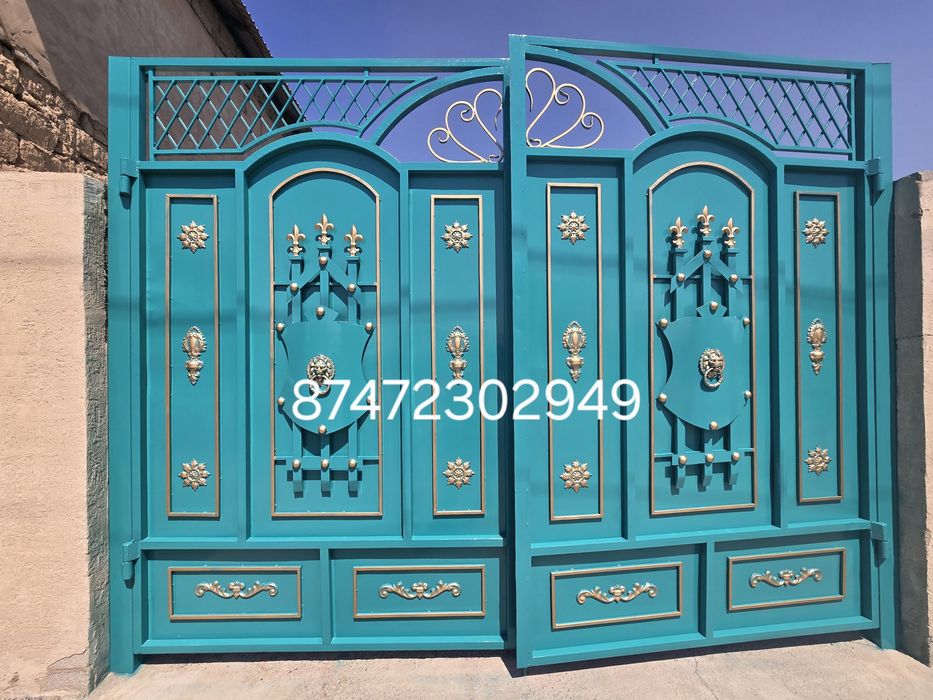 Покраска ворот крыш