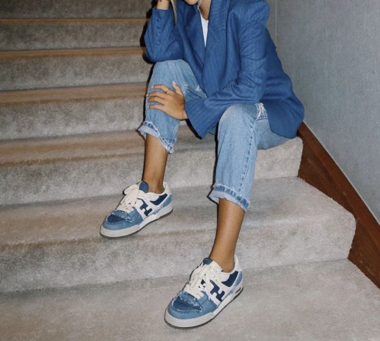 Fendi denim кецове