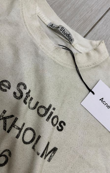 Tricou Acne Studios Stockholm alb S