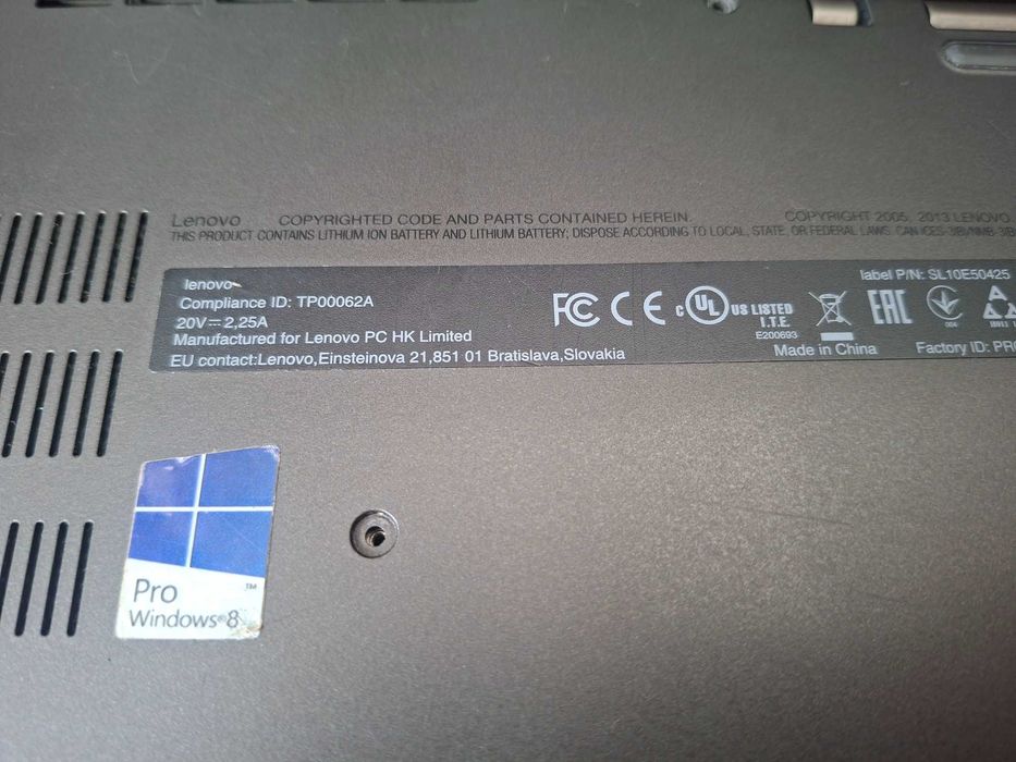 Laptop Lenovo Thinkpad i7 - defect