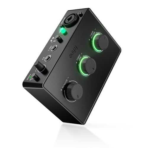 Аудио миксер FIFINE PC Audio Mixer USB XLR 48V