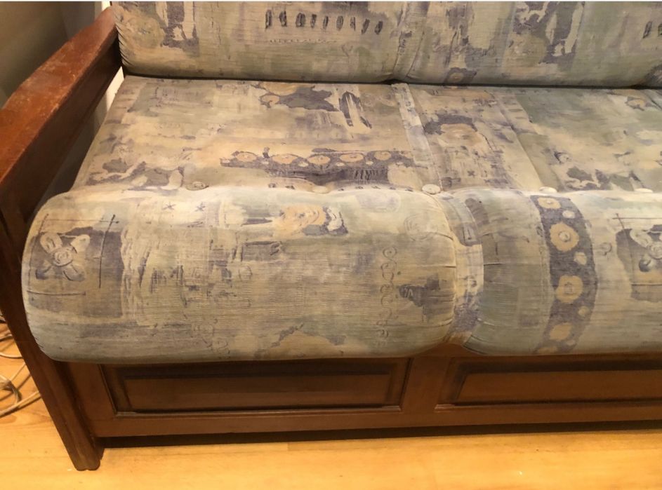 Фотьойл и разтегателен диван