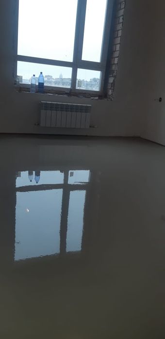 Наливной пол, стяжка, ламинат