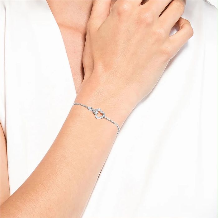 Swarovski Infinity Heart Bracelet Браслет сваровски