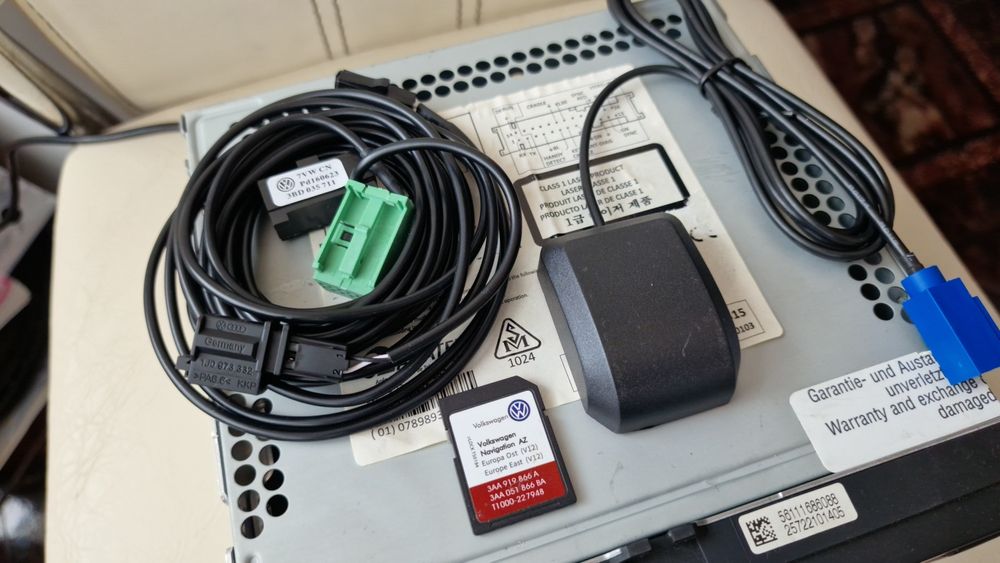 VW RNS 315 Bluetooth  + Harti Full + Cod Pin + Antena GPS !