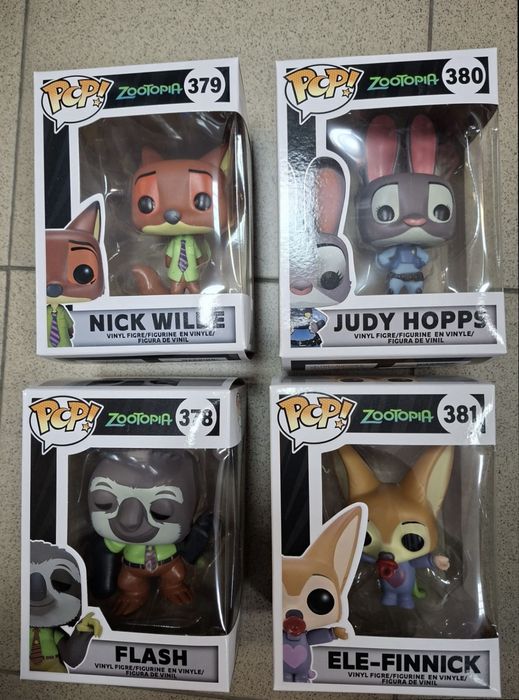 Funko Pop фигурки Зоотрополис Ник Уайлд/Джуди Хопс Зоотопия