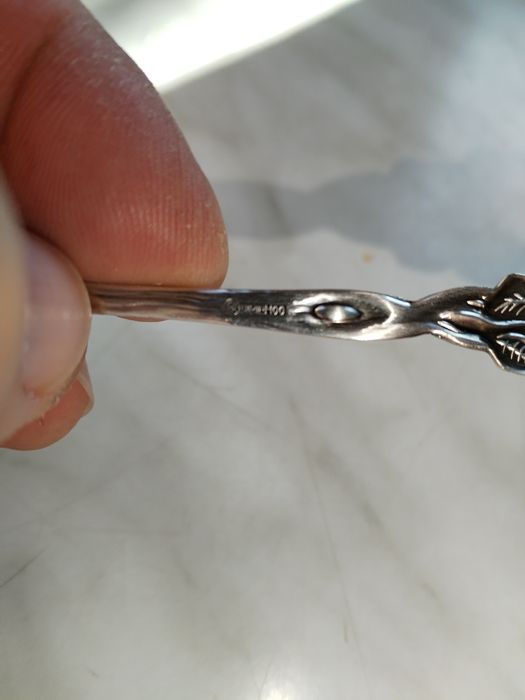 Сребърни лъжички 2 бр