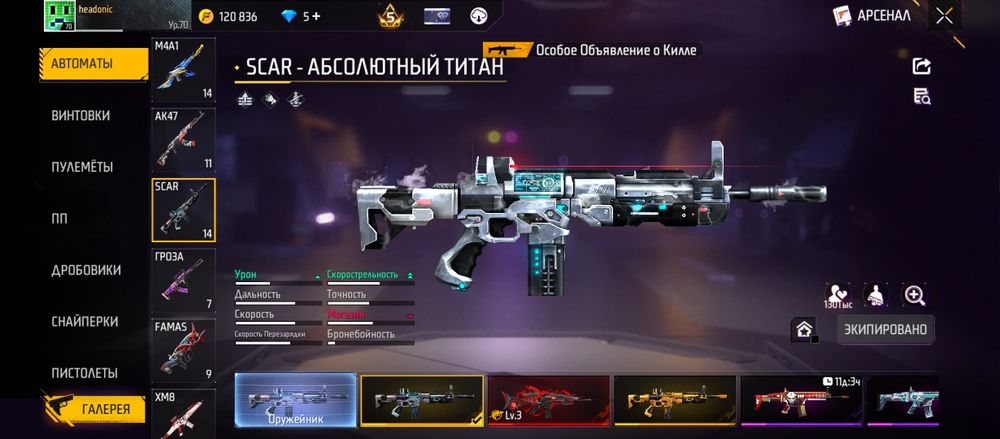 Free Fire аккаунт