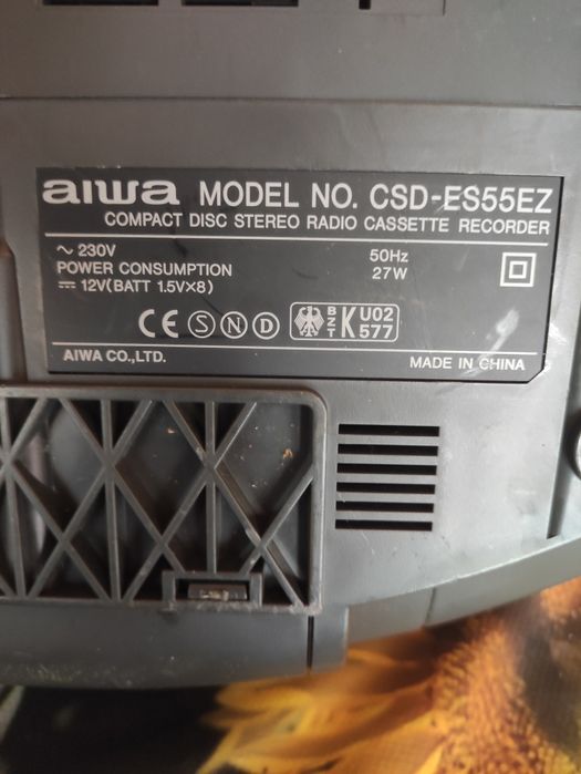 aiwa model: CSD-ES55EZ