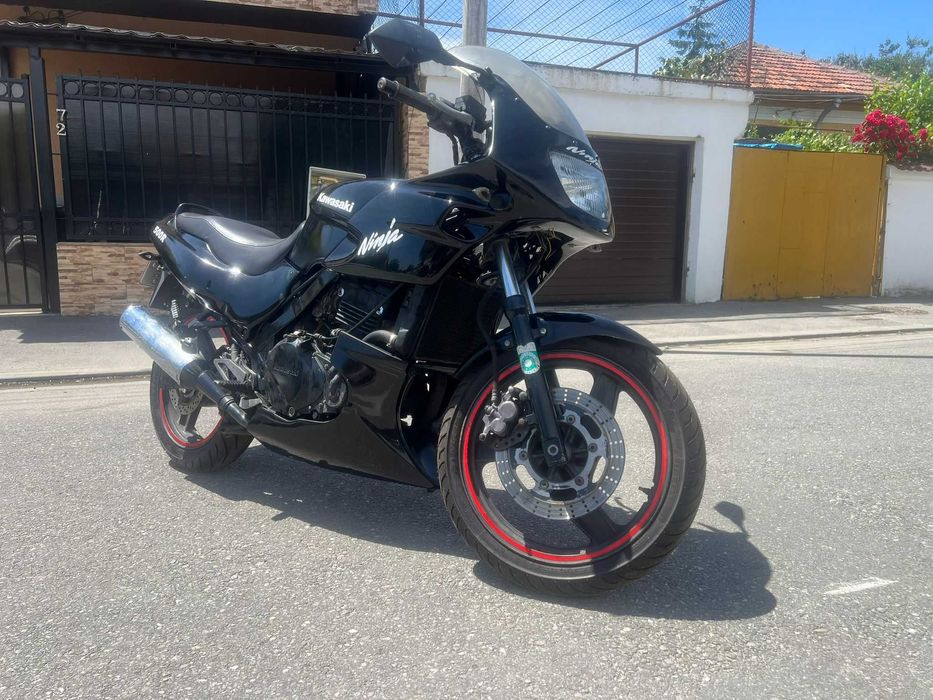 Kawasaki GPZ 500R / EX500C F | A2 | 1996 | 62.000 km | Anvelope + Ambreiaj Noi | Acte la zi | Baterie nouă