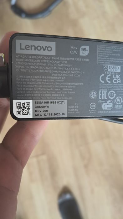 Alimentator incarcator original Lenovo HP Dell cu mufa USB Type C 65 W