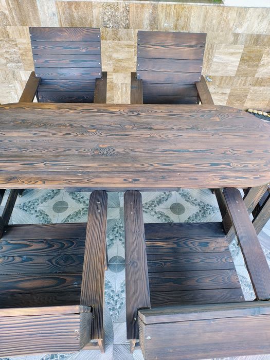 Set masă+scaune de gradină