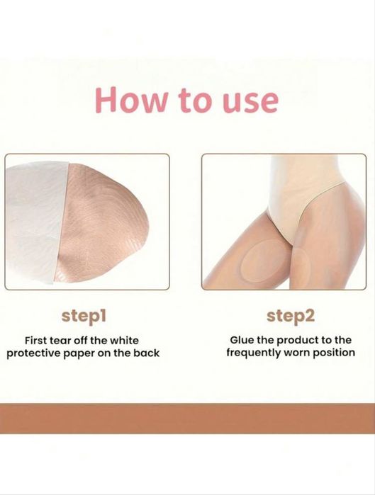 Водоустойчиви лепенки против притриване и рани на вътрешната част / между бедрата - 5 броя.