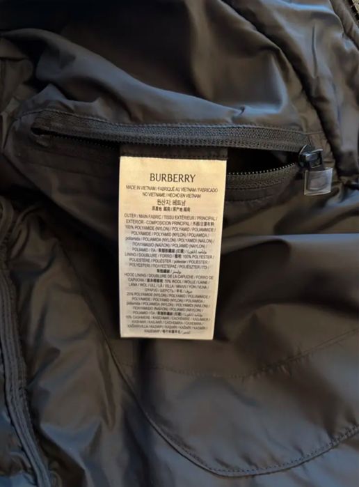 burberry puffer jacket
