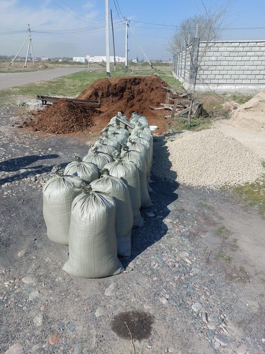 Перегной в мешках