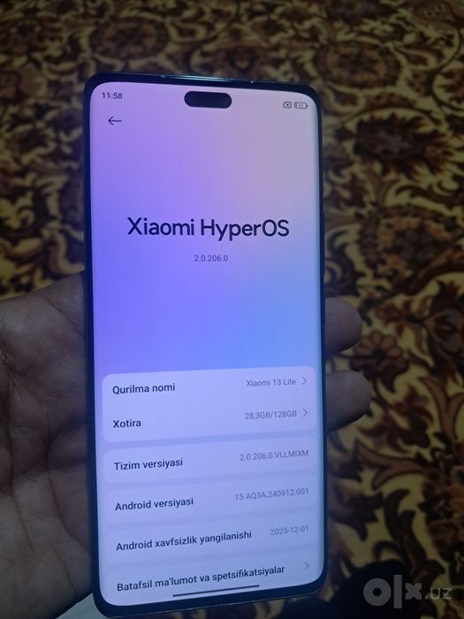 Xiaomi 13 lite 8/128