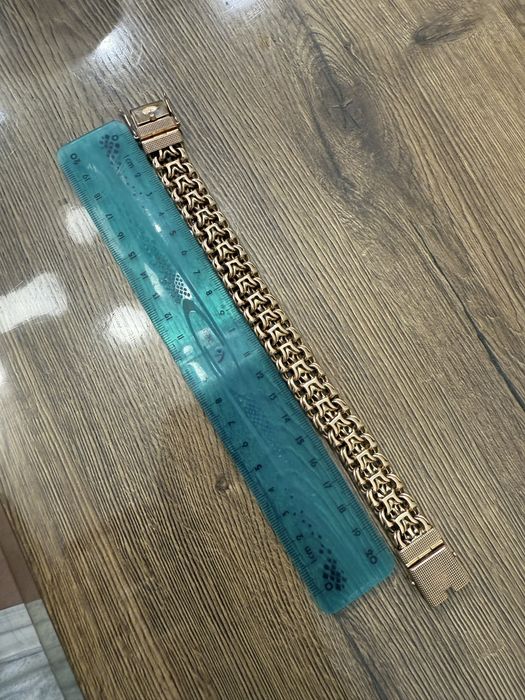 Золотой браслет мужской