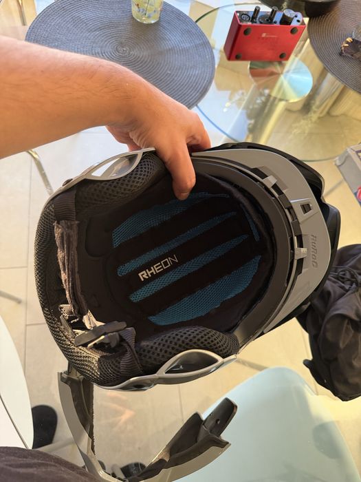 Casca Ruroc Fullface RG1 2022 Rheon NARDO GRAY + Ochelari Blackout