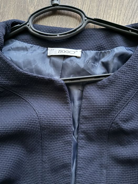 Sacou albastru scurt