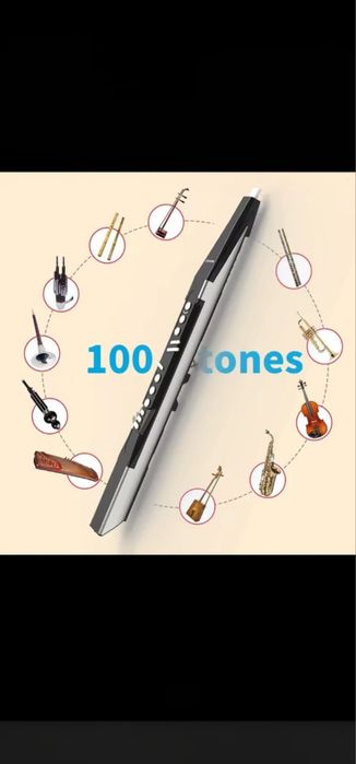 Instrument electronic audio de suflat