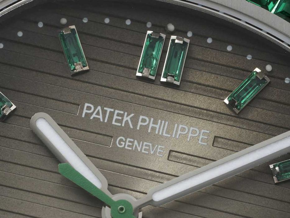 Ceas automat bărbătesc Patek Philippe Nautilus Ruby Bezel