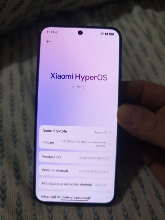 Xiaomi 15 Negru 256Gb cu garantie