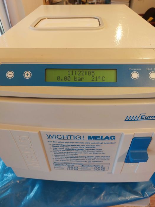 Autoclav MELAG Euroklav 23S 23 Litri stomatologie cosmetica veterinar
