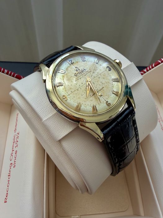 Ceas Omega Constellation.Dial Two-Tone.Crosshair.Bezel Aur18k