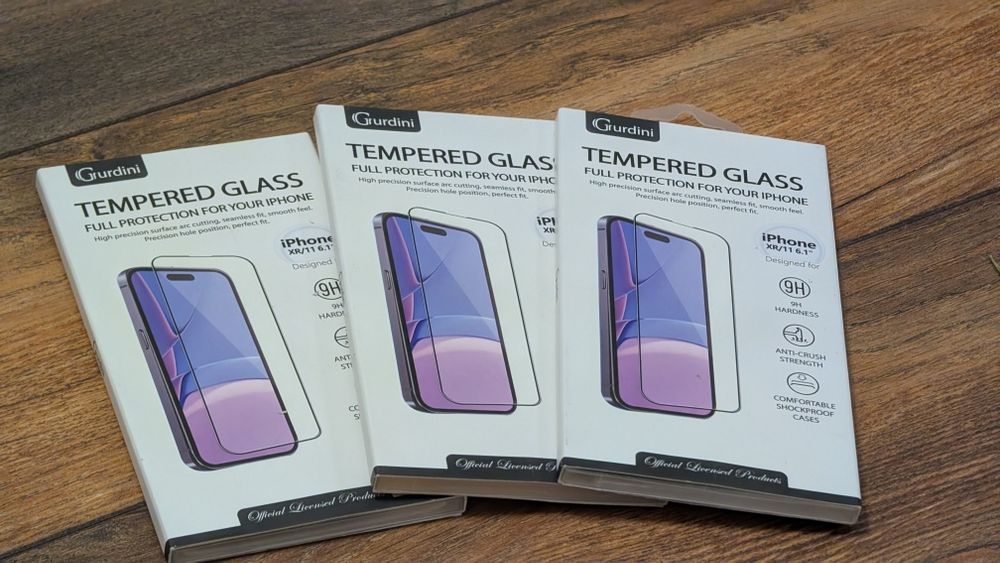 Стекло противоударное iPhone XR/11 6.1" Full Screen 2.5D