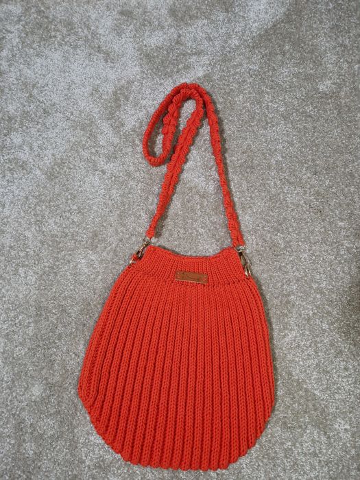 Стилна дамска чанта модел VMTERRA/ Ръчна изработка