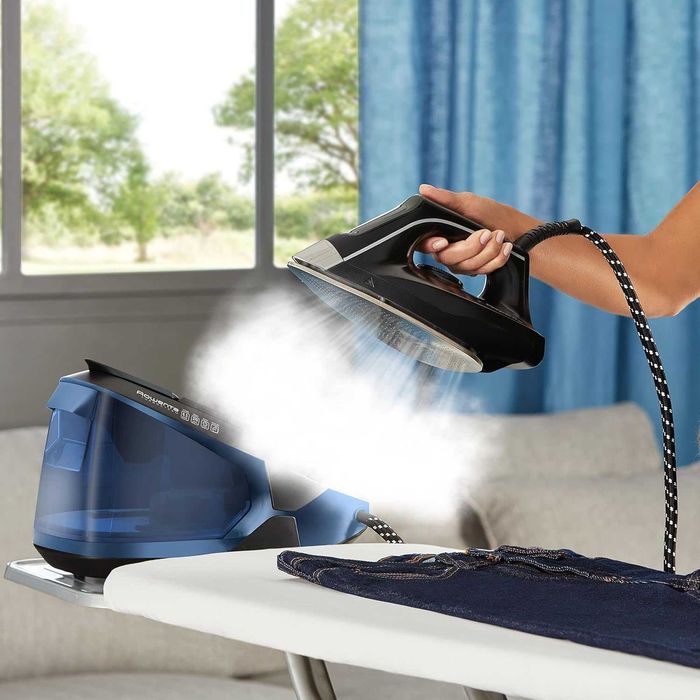 ПРОМО 2г Гаранция Нов Мощен Парогенератор Rowenta VR8315 340g/m 6.2bar