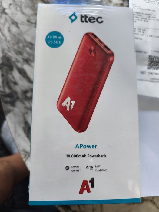 Samsung A16 4G + 10000 mAh power bank ЧИСТО НОВИ