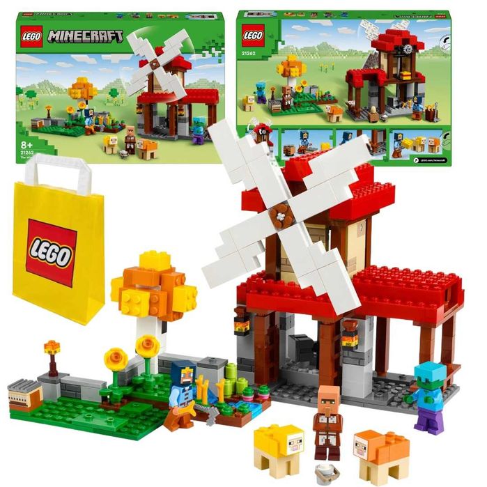 LEGO Minecraft, Ferma cu moara de vant, 21262