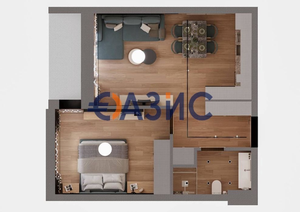 Продава се Двустаен апартамент в Свети Влас - 64 кв.м за 2112 €/кв.м - Снимка #10